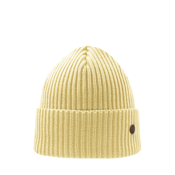 HANNAH merino wool beanie | SUPERYELLOW