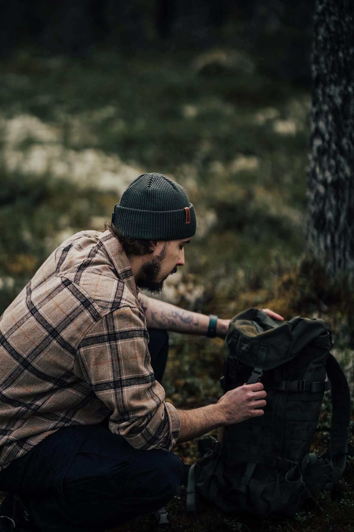 KJEMPE Merino wool beanie - Image 2
