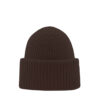 AIDA Merino wool beanie dark brown