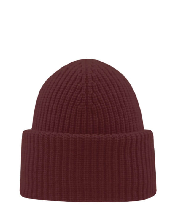 AIDA Merino wool beanie dark red