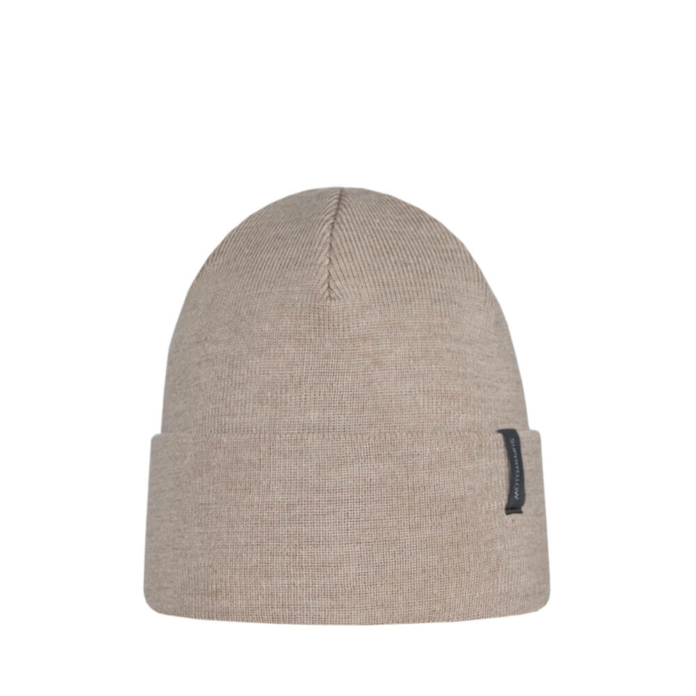 AMALIA Merino wool beanie cool beige