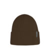 AMALIA Merino wool beanie dark brown