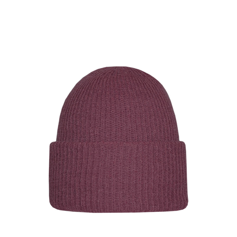 CHUNKY Beanie burgundy red