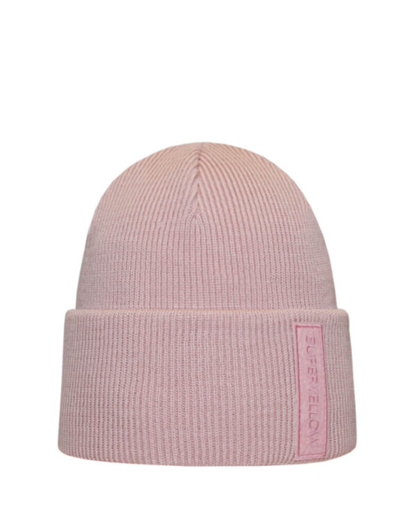 KAAMOS Merino wool beanie pastel light pink