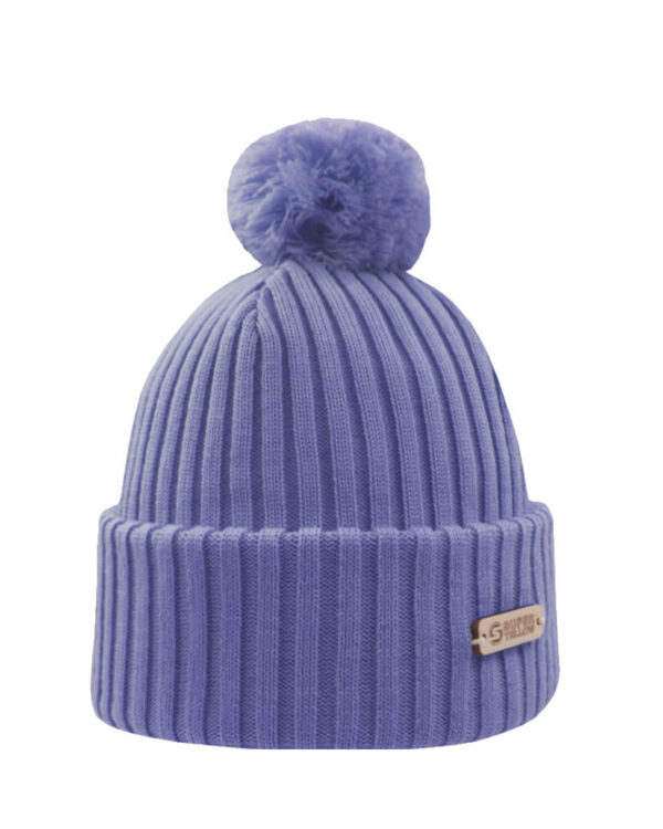 KIDE Merino wool beanie cornflower blue