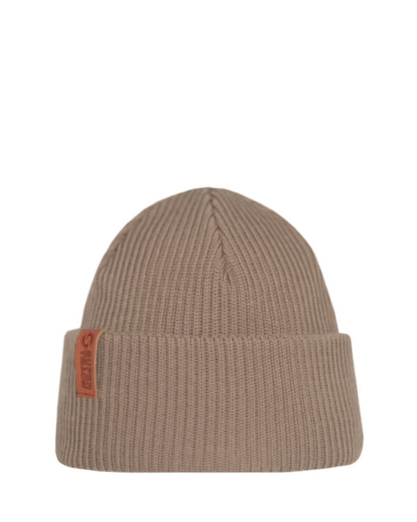 KJEMPE Merino wool beanie toffee