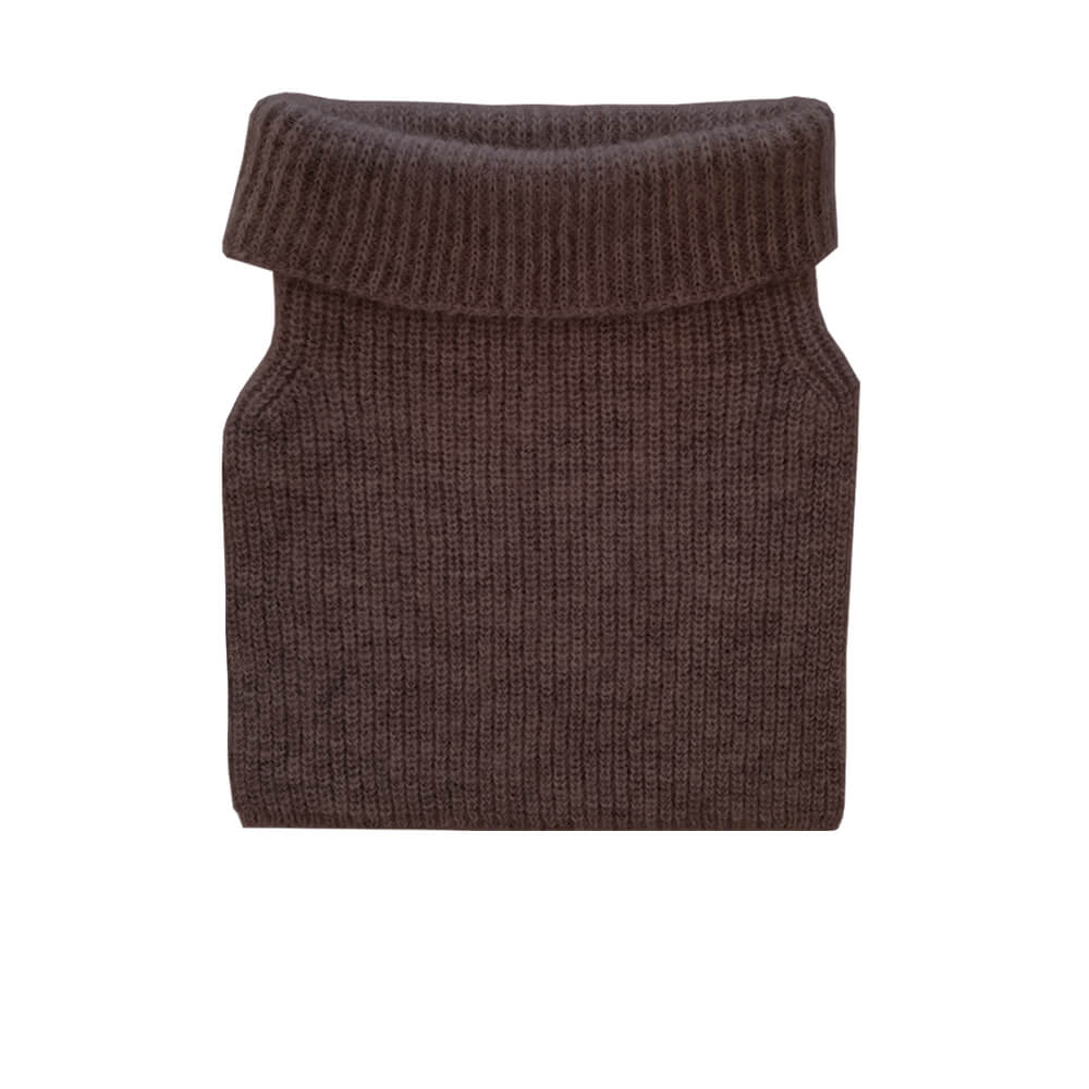 MARIA Neck warmer dark brown