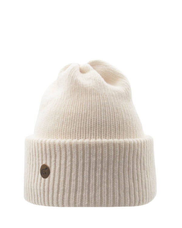 NORDEN Merino wool beanie off white