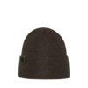 OTSO Merino wool beanie dark brown