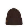 PALLAS Merino wool beanie dark brown