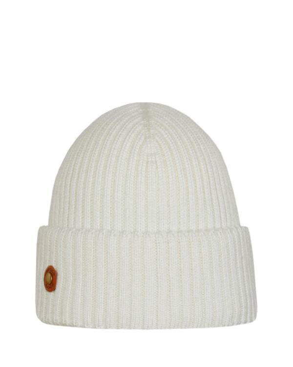 PALLAS Merino wool beanie off white