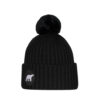 POLAR Junior merino wool beanie black