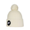 POLAR Junior merino wool beanie off white