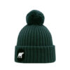 POLAR Merino wool beanie dark green