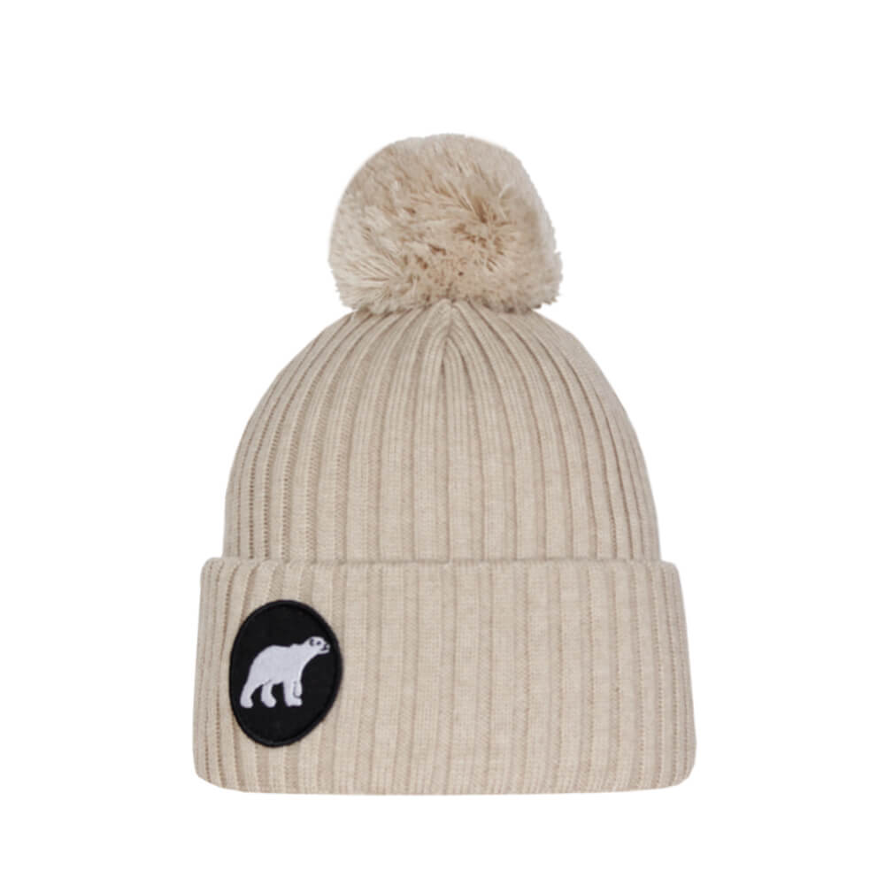 POLAR Merino wool beanie vanilla