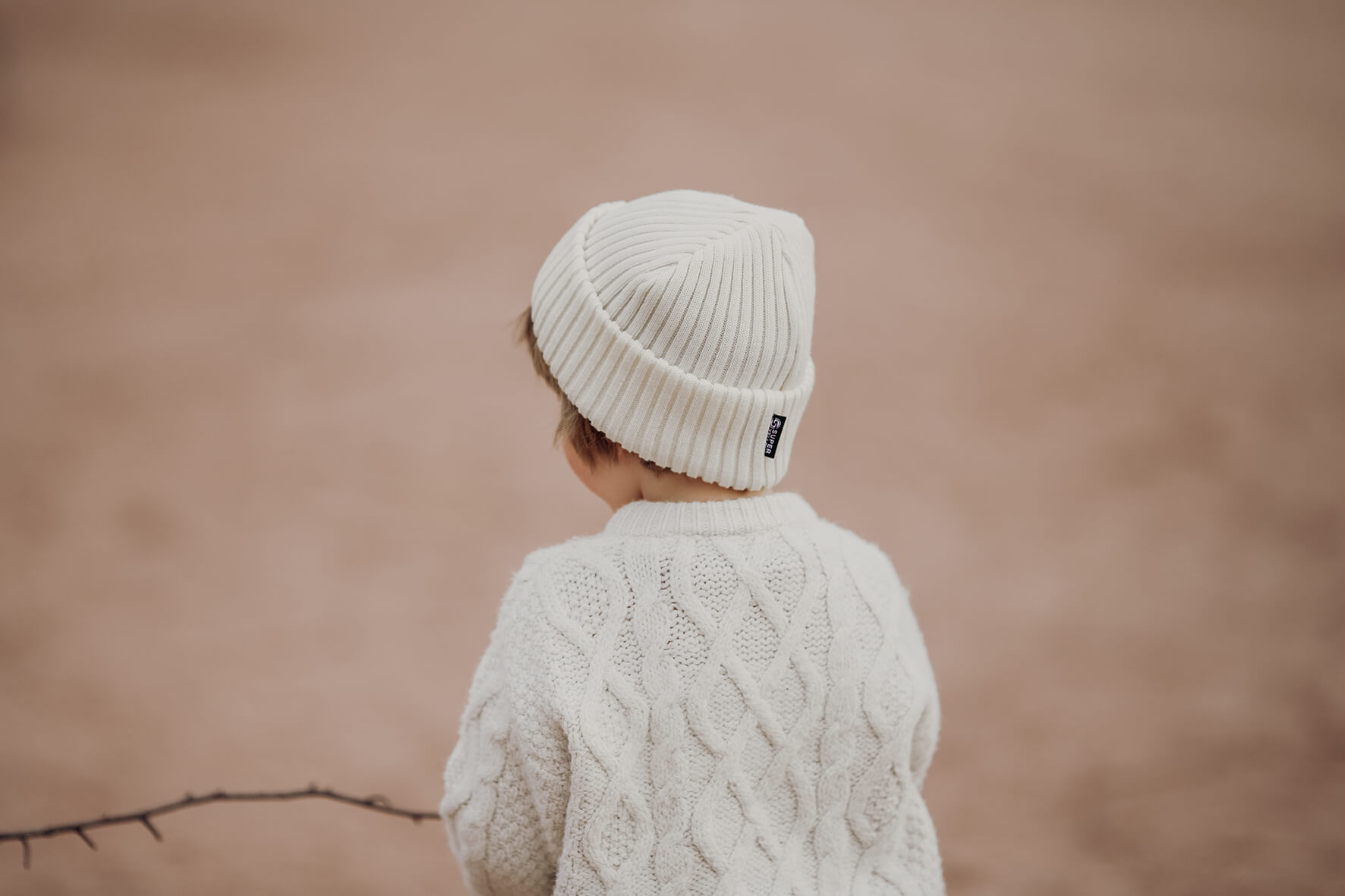 SAILOR Junior Off White Sailor Junior merino wool beanie white