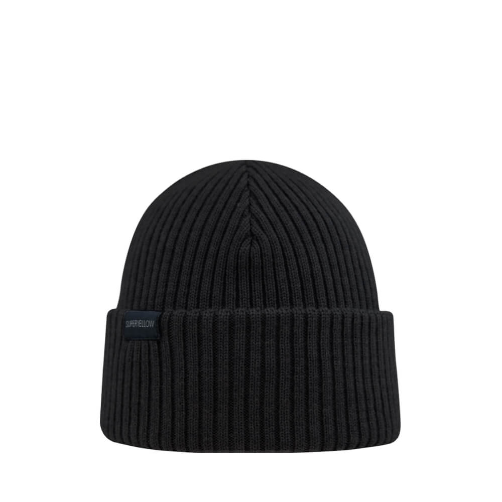 SISU Merino wool beanie black