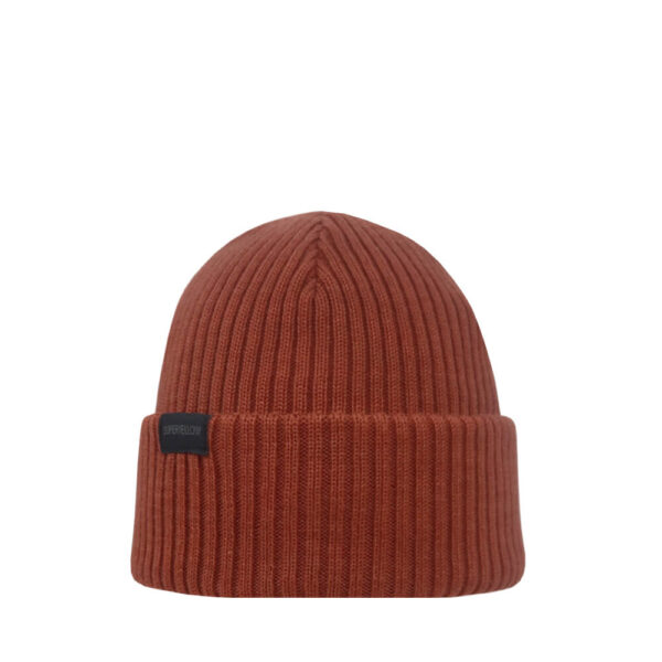 SISU Terracotta merino wool beanie