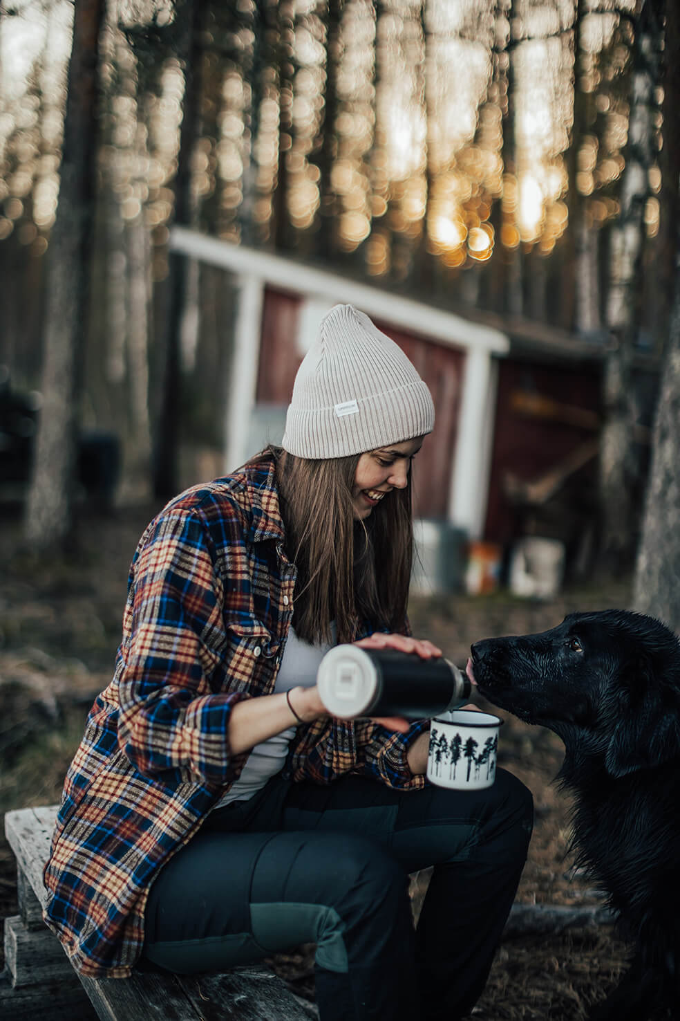 SKOGEN Lyocell Beanie Vanilla