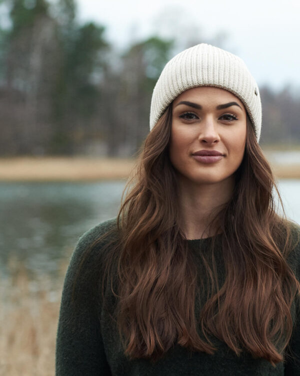 SUPERYELLOW hannah merino wool beanie vanilla