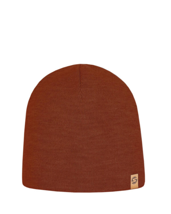 TUNTURI Merino wool beanie copper red
